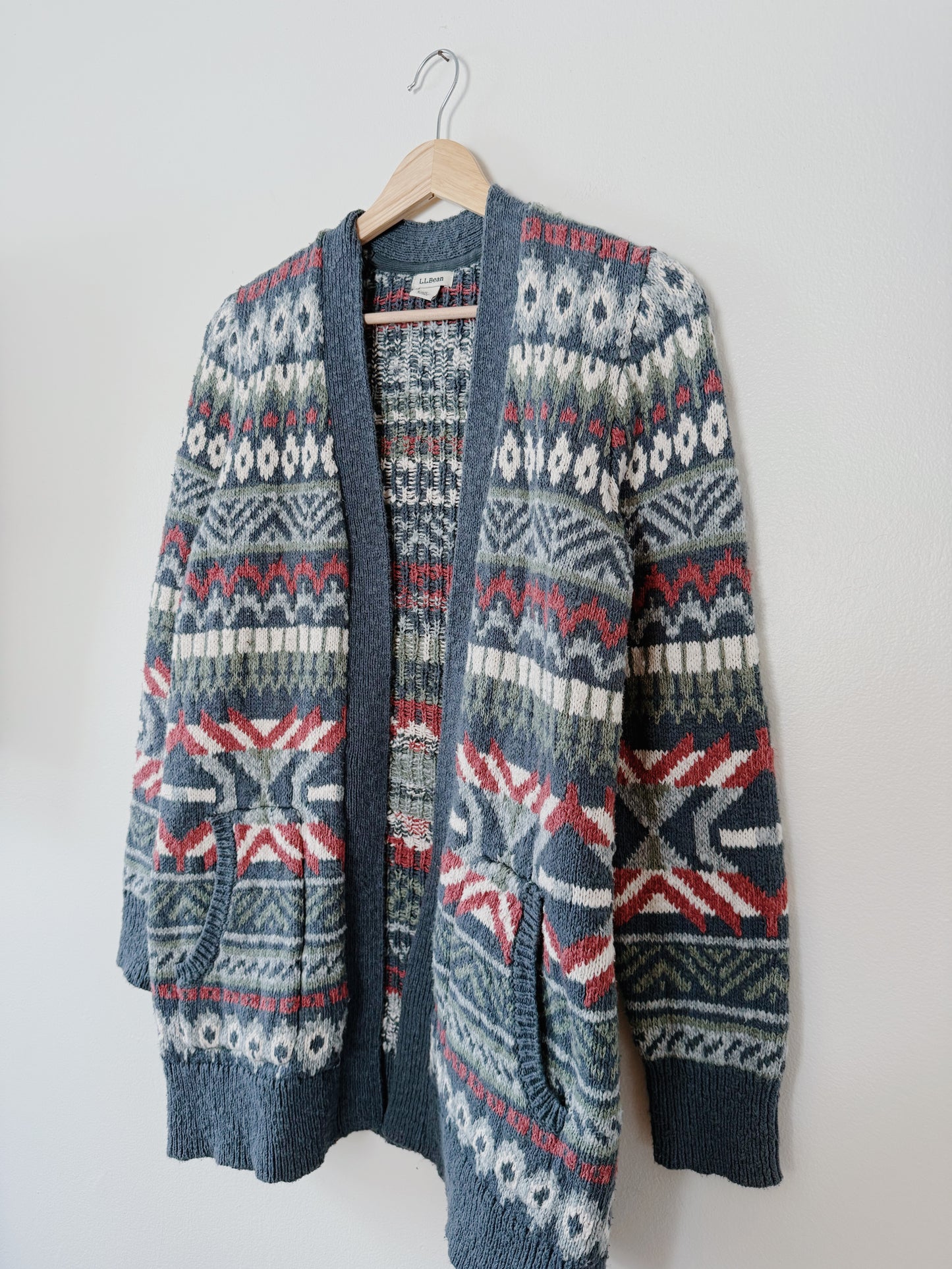 LL Bean Open Cardigan (S)