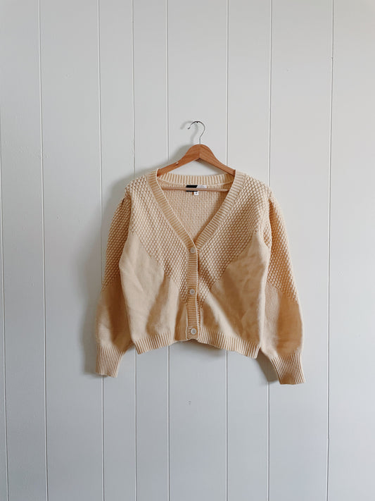 Piper & Scoot Cream Cardigan (M)