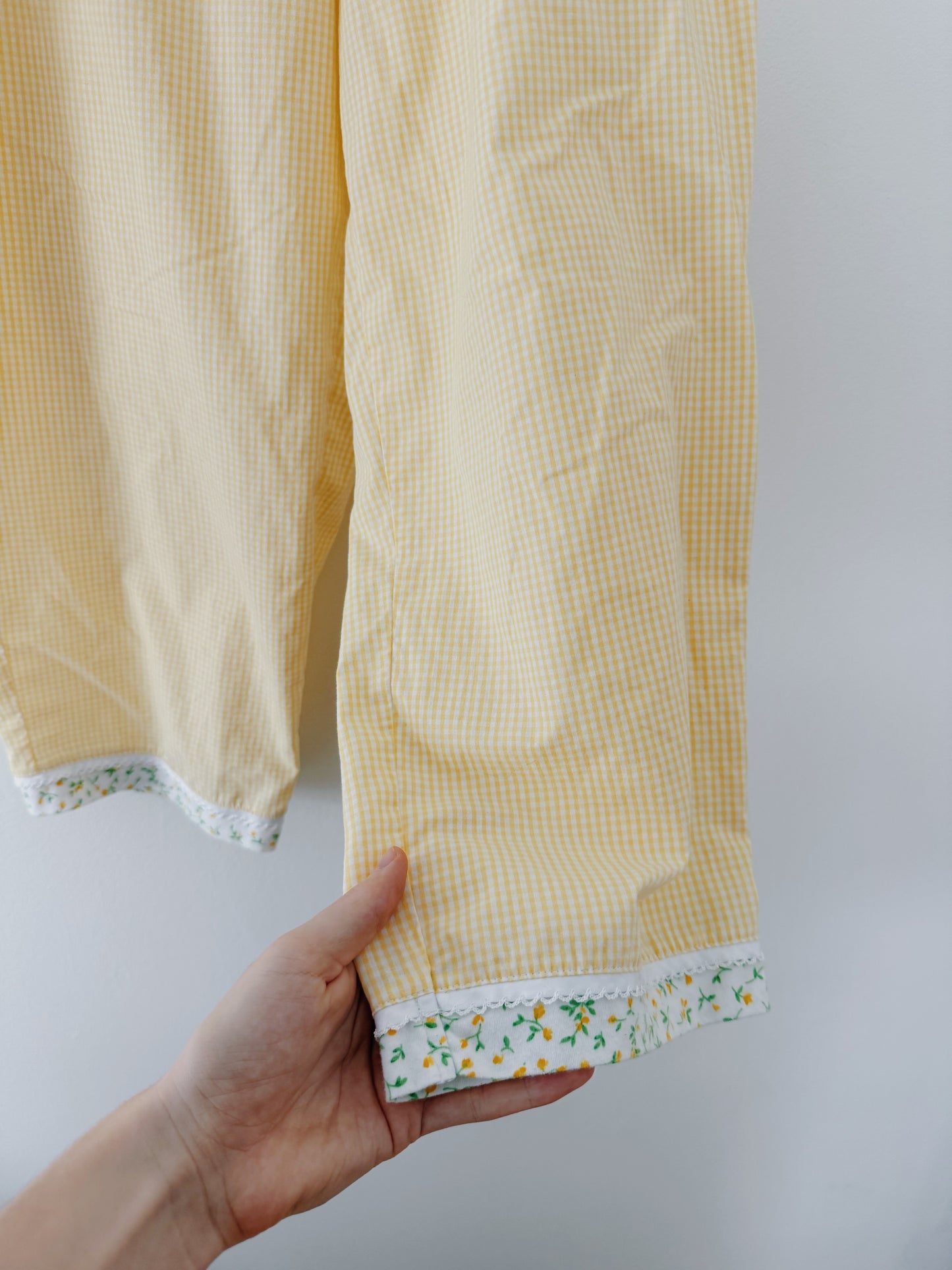 Yellow Floral Pants (S)