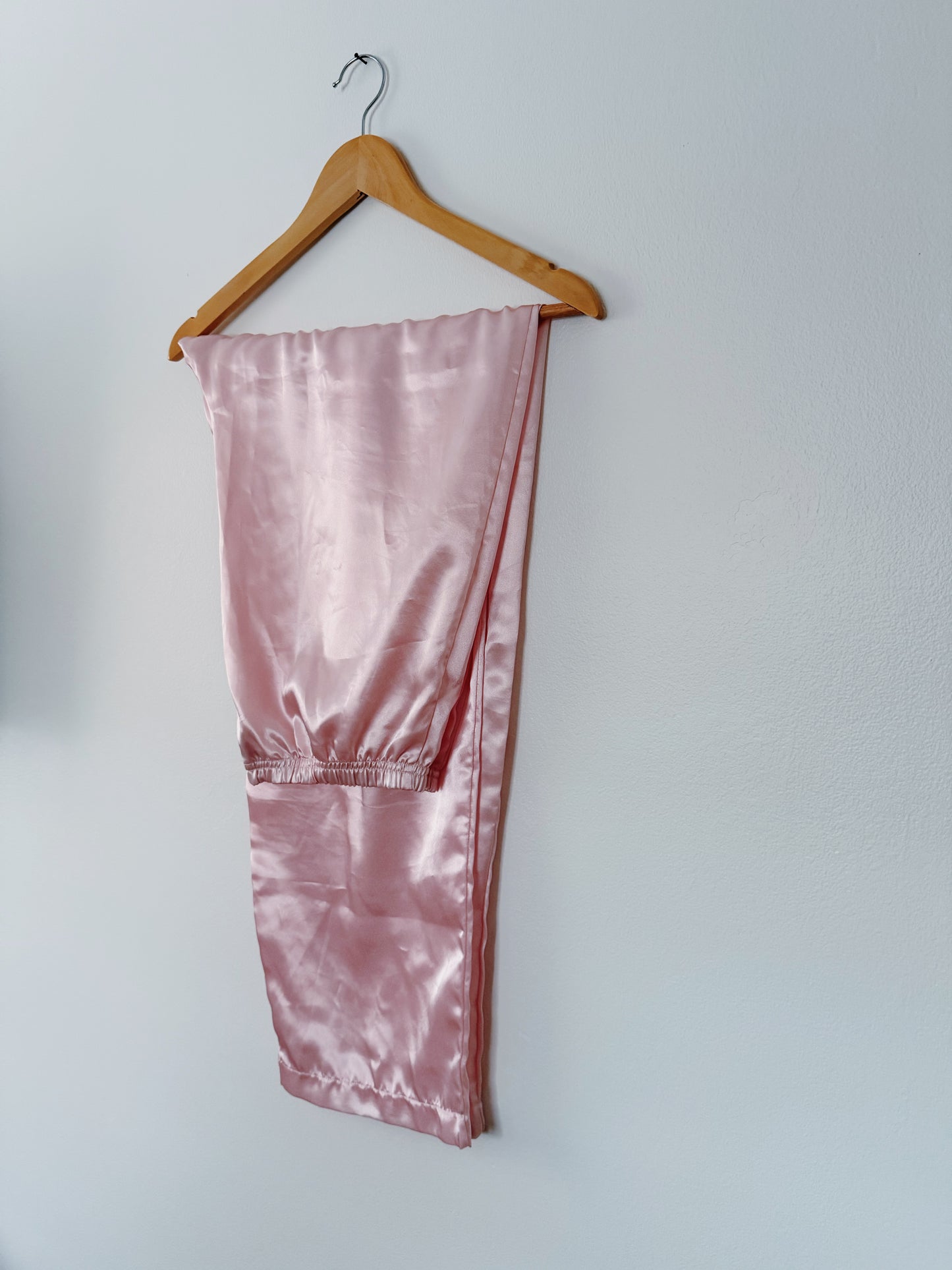 Pink Satin Pants (L)