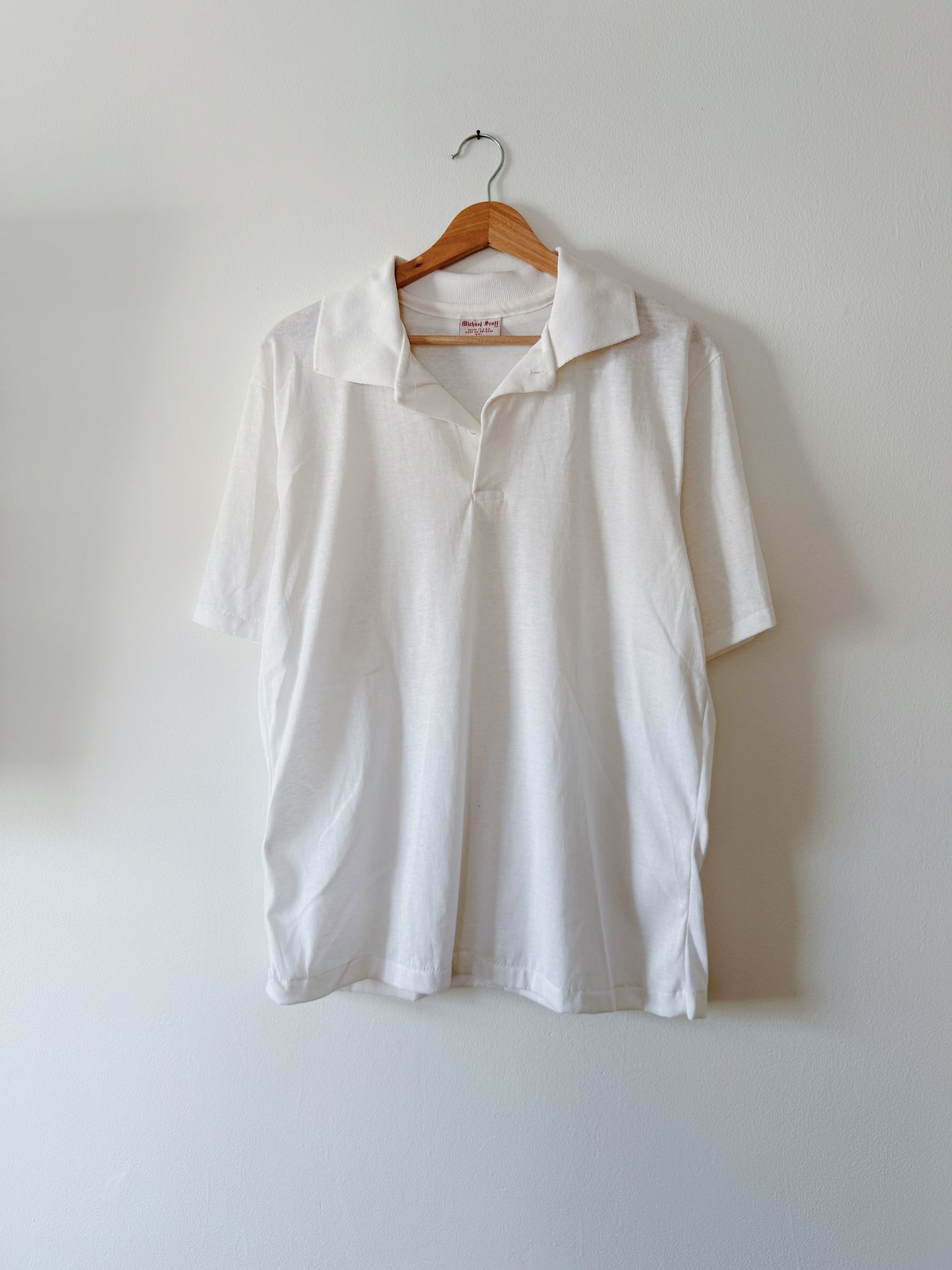 Vintage White Polo (M)