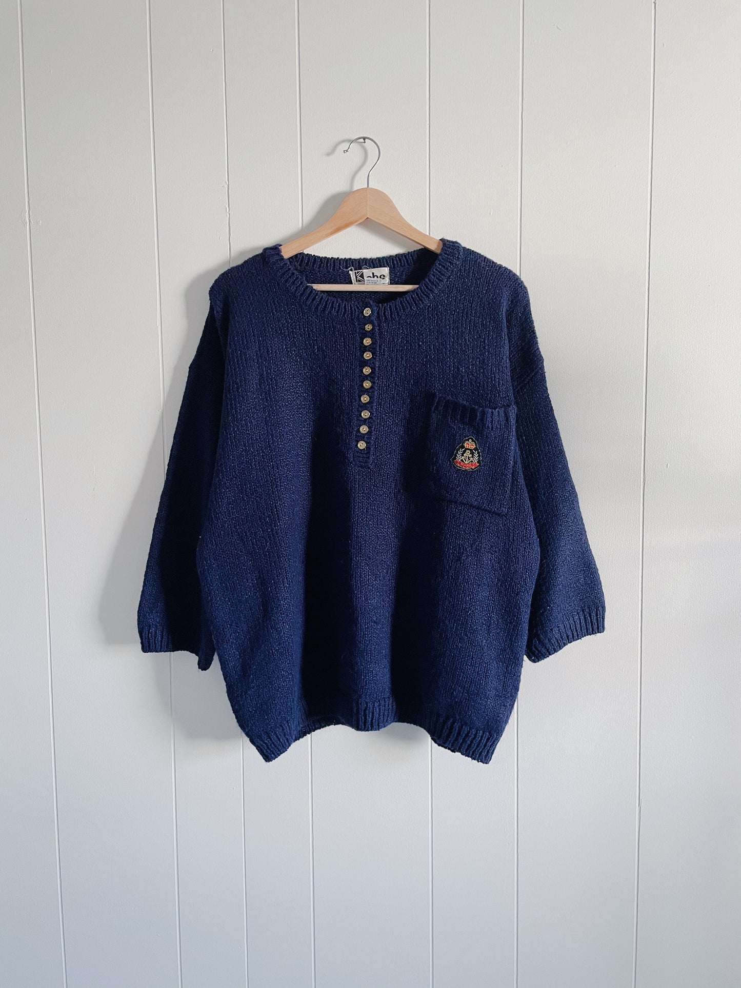 Vintage Navy Sweater (40)