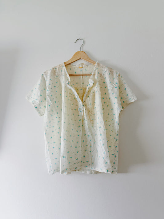 Vintage Floral Top (M)