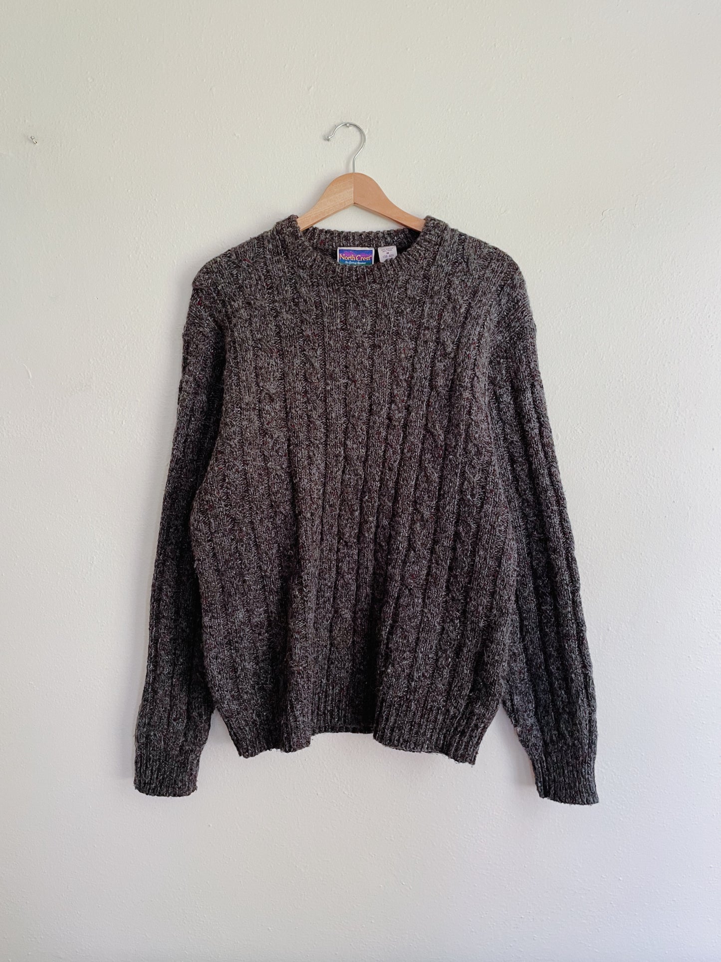 Gray Wool Sweater (M)