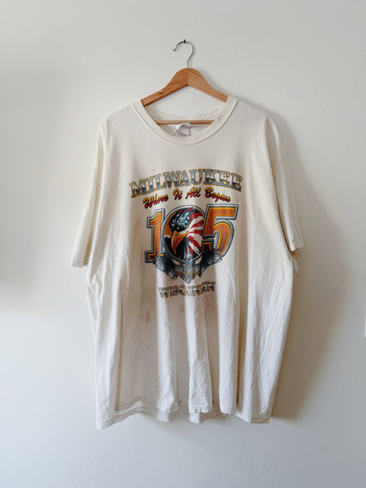 Vintage Milwaukee Harley Tee (XXL)