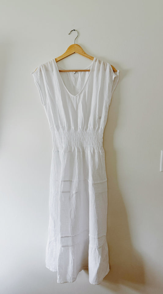 White Muslin Dress (M)