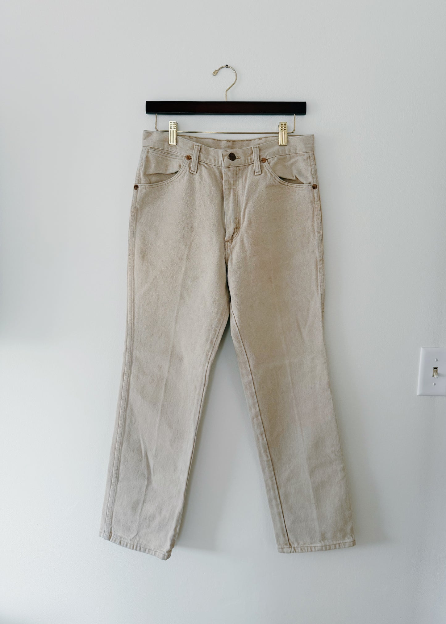 Tan Vintage Wrangler Jeans (31x30)