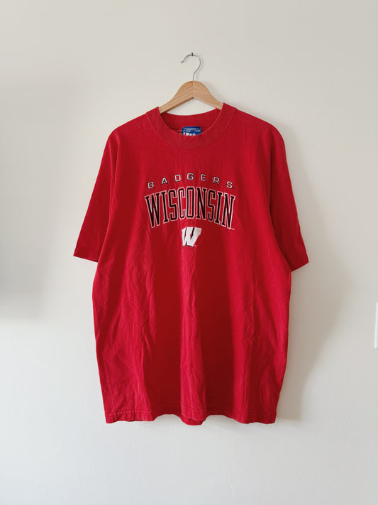 Embroidered WI Badgers Tee (XL)