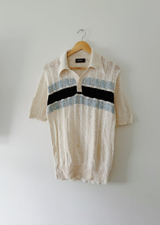 Vintage Nautical Style Top (L)