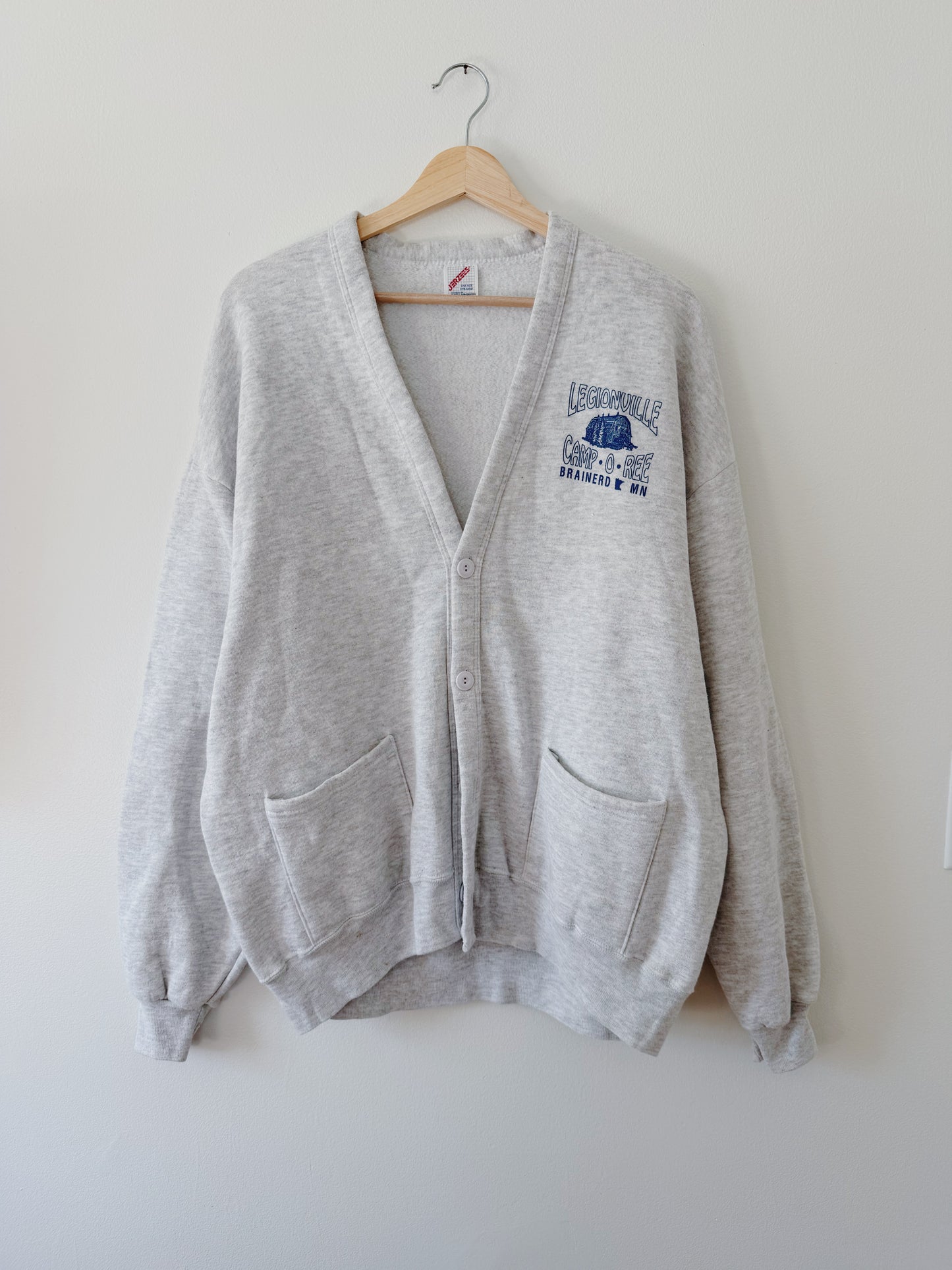 Sweatshirt Cardigan (One Size)