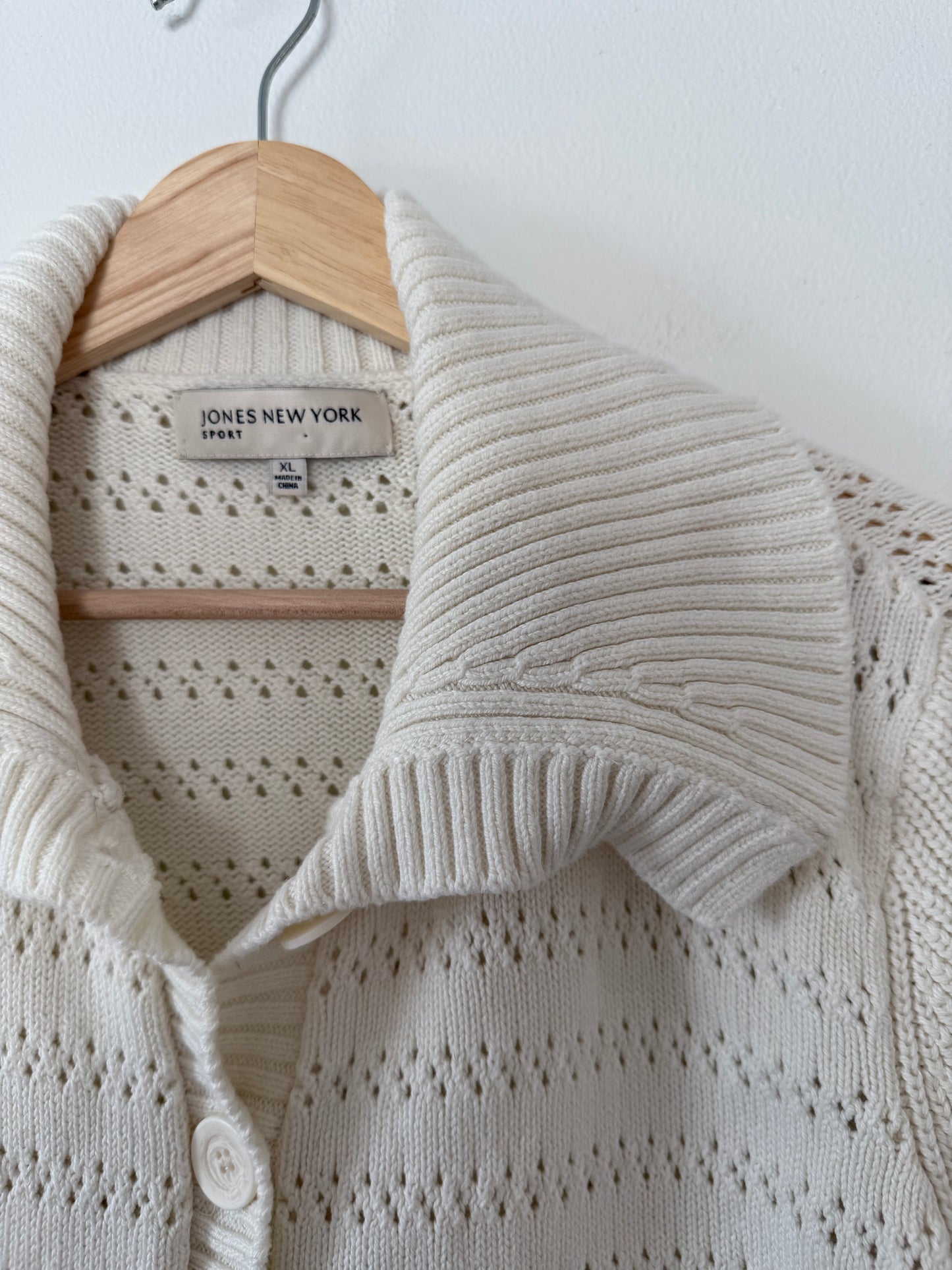 Pointelle Cardigan (XL)