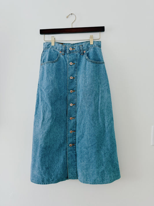 Vintage Denim Skirt
