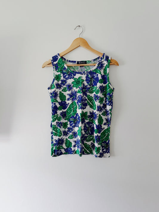 Hawaiian Print Tank (M)