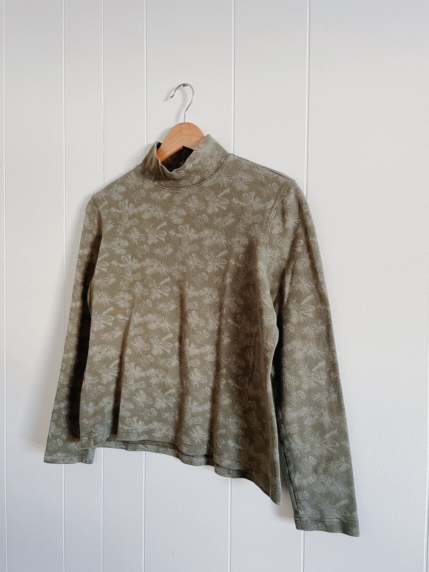 Pine Mock-neck Top (S)