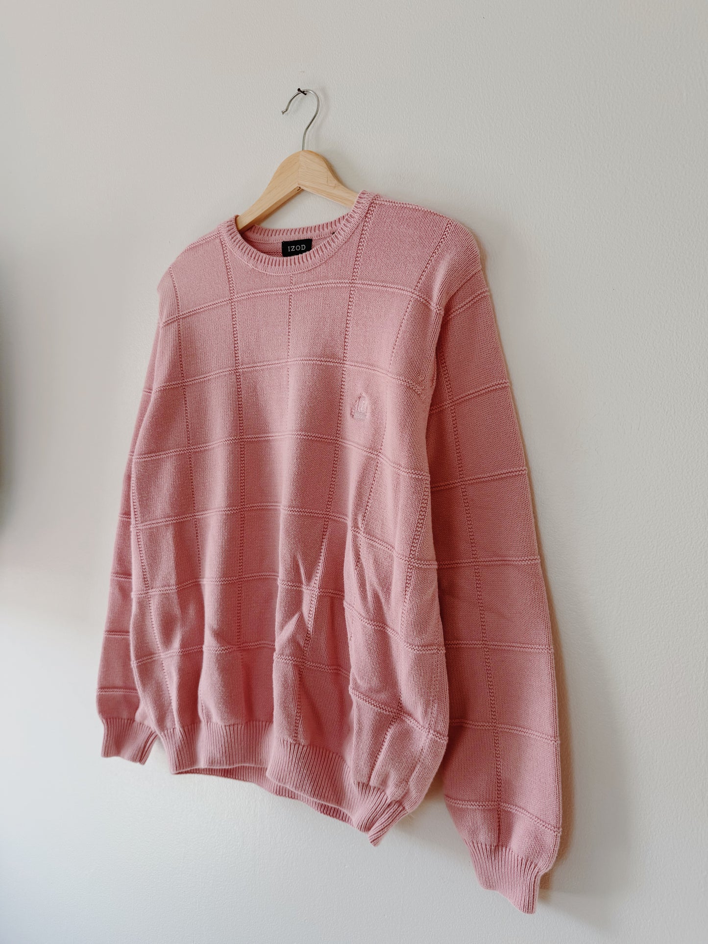 Pink Cotton Sweater (M)