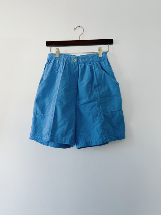 Blue Cotton Shorts (S)