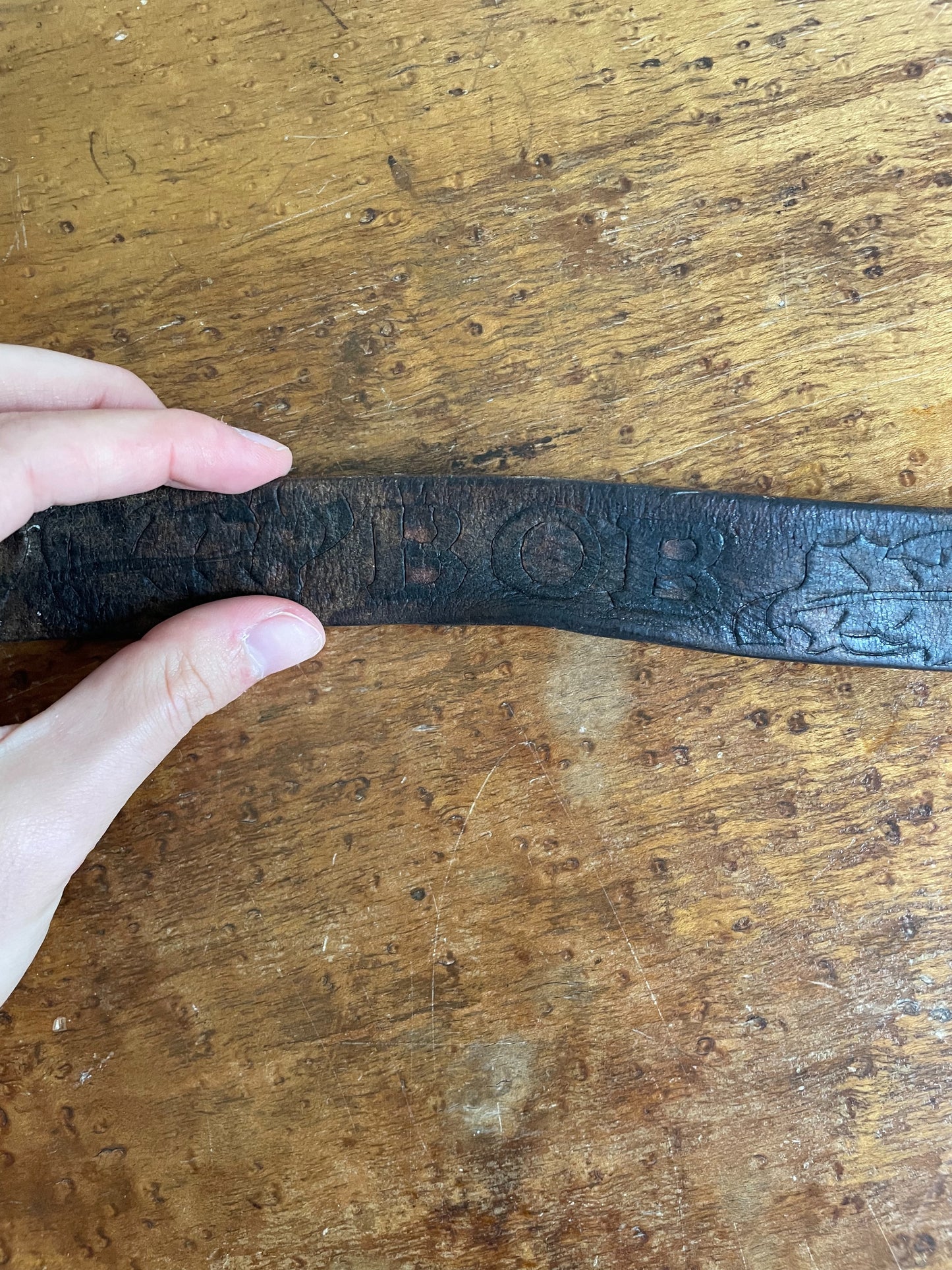 Vintage "Bob" Leather Belt