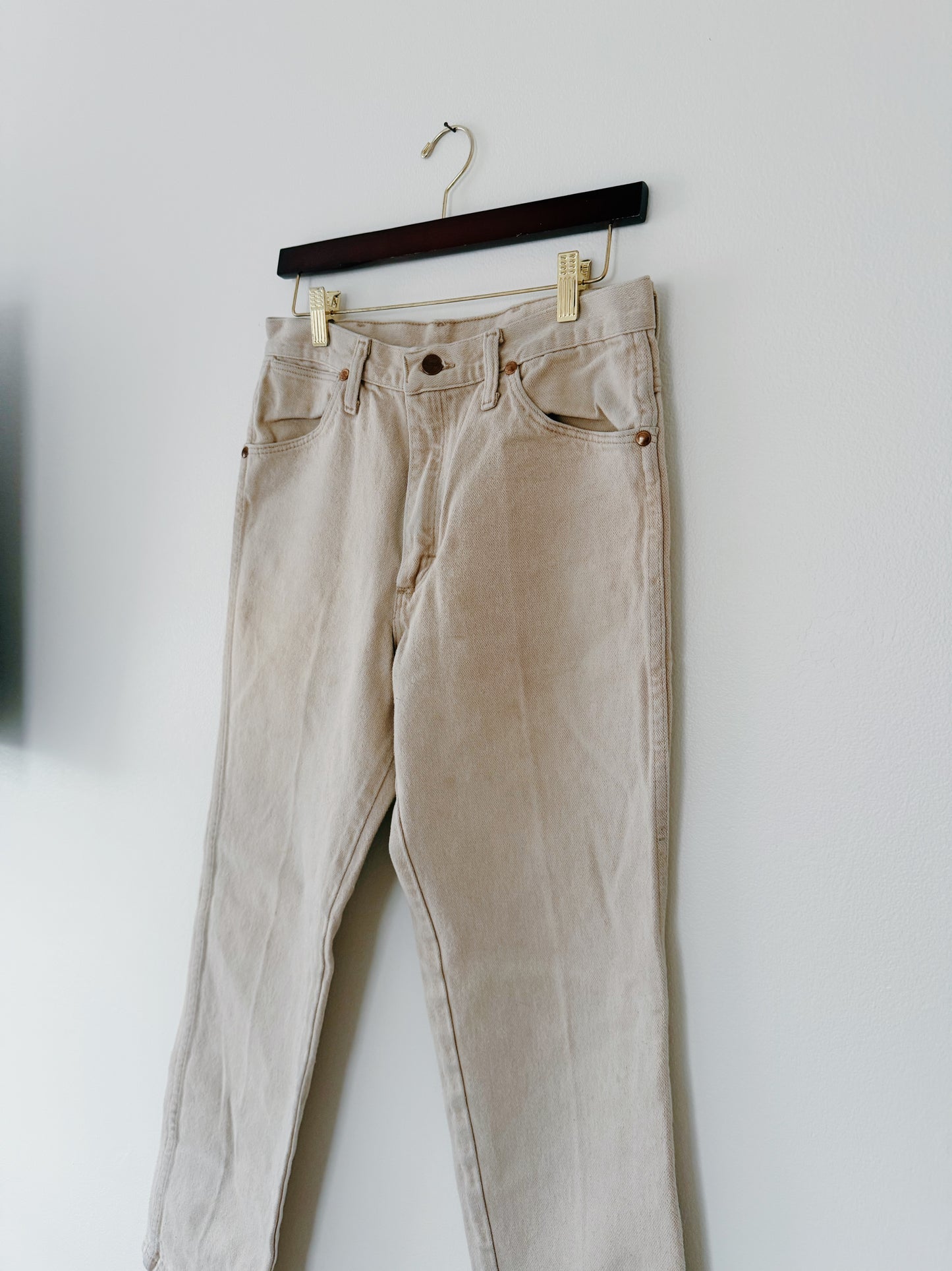 Tan Vintage Wrangler Jeans (31x30)