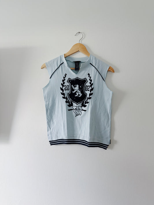 Blue Velvet Collegiate Tank (S)
