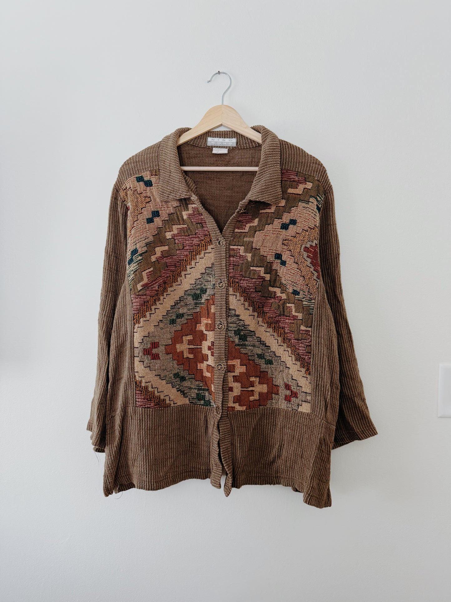 Vintage Patterned Button Up (3X)