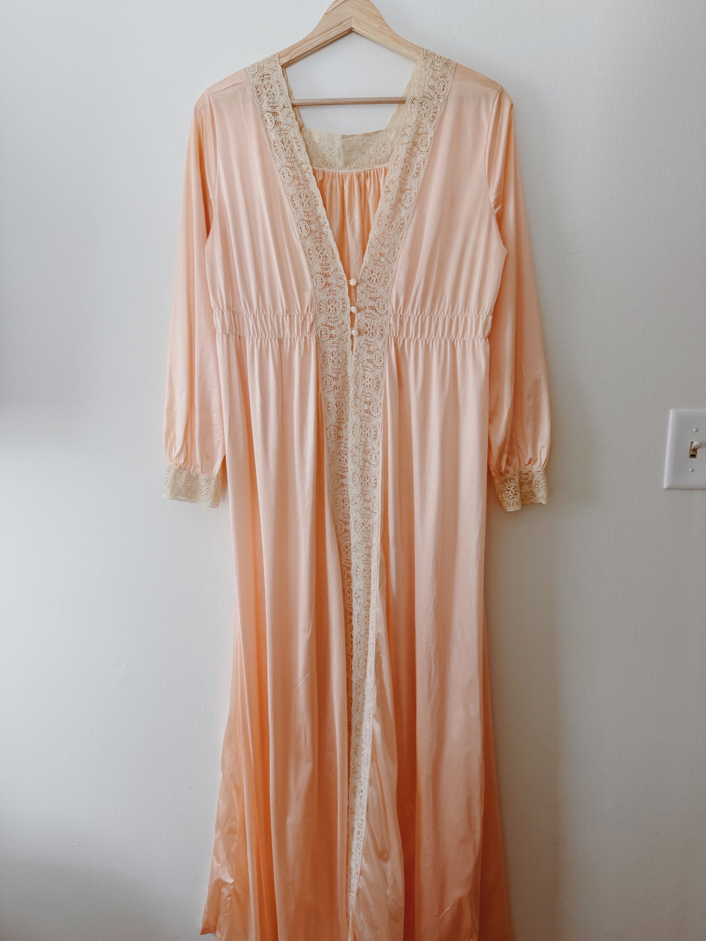 Vintage Lace Dressing Gown