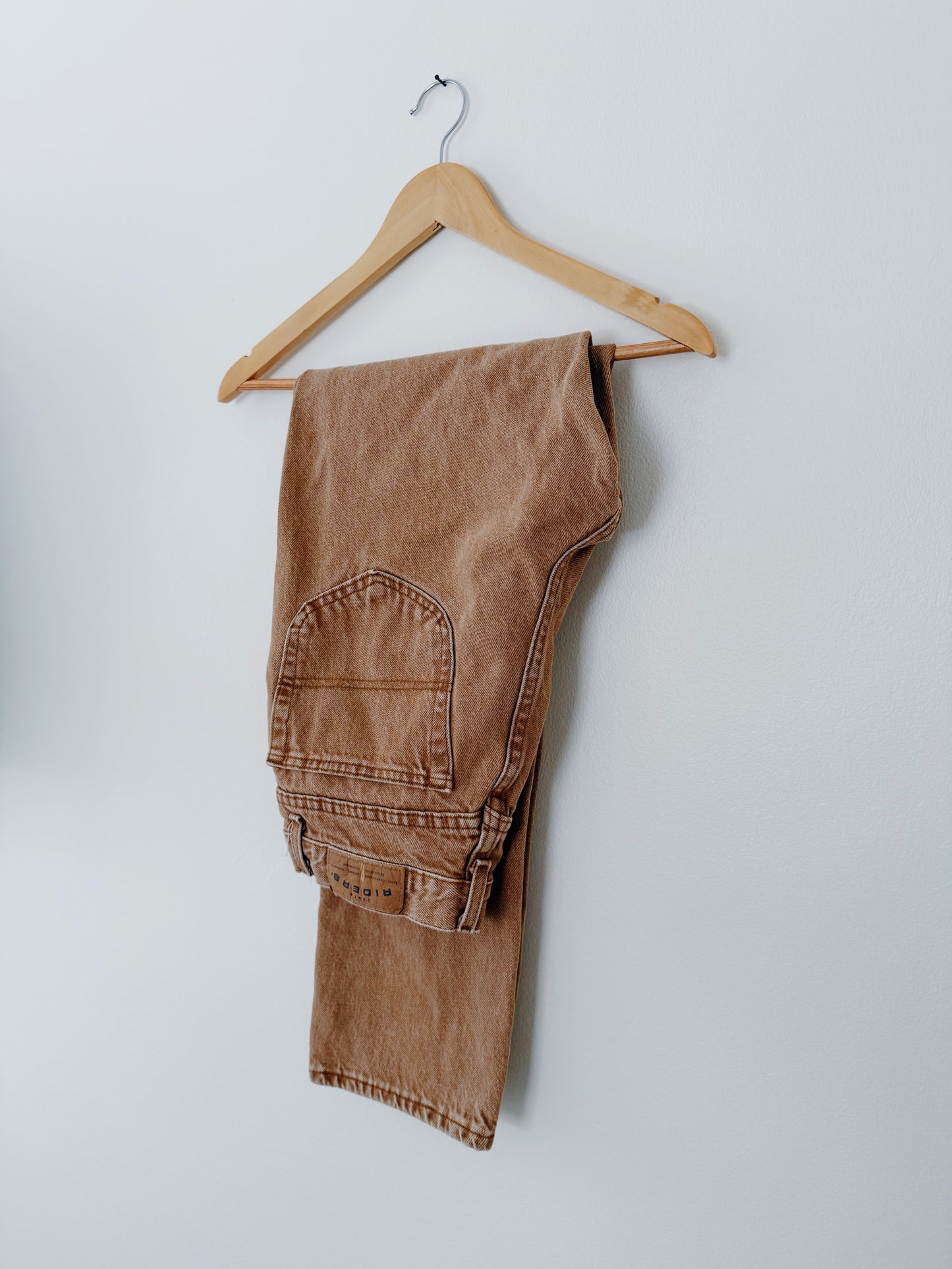 Tan Straight Leg Lee Jeans (32x30)