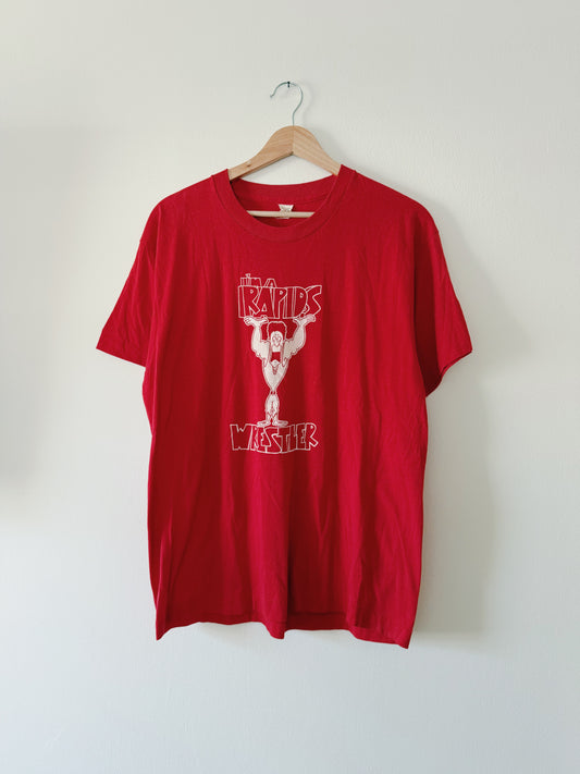 Vintage Rapids Wrestler Coach Tee (L)