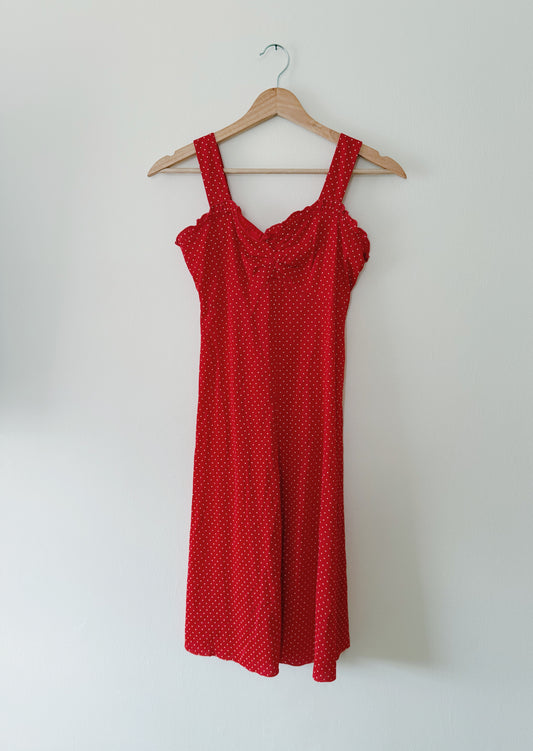 Polka Dot Vintage Dress (2)