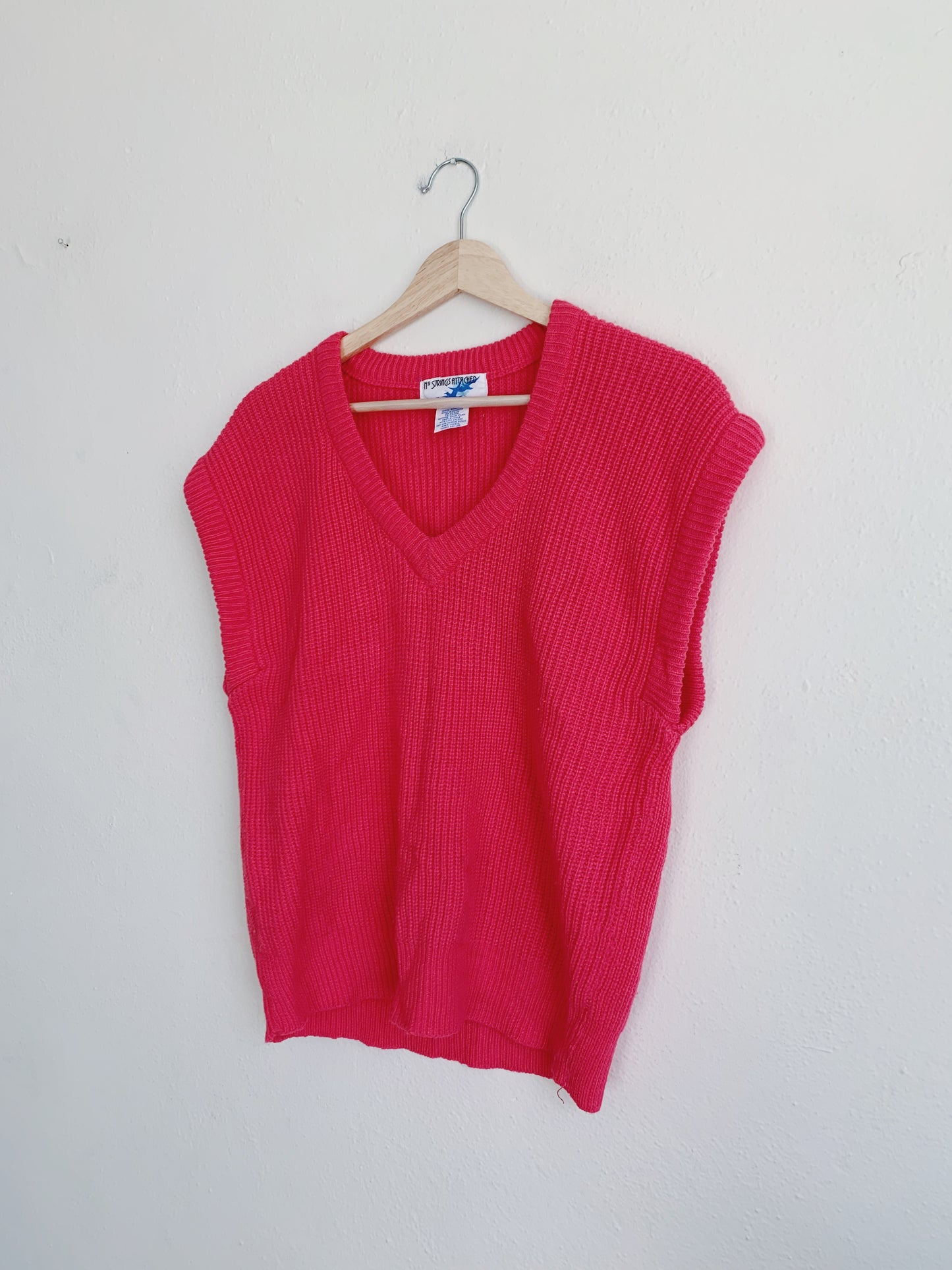 Vintage Pink Sweater Vest (S)