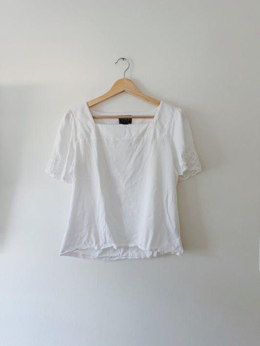 White Lace Top (M)