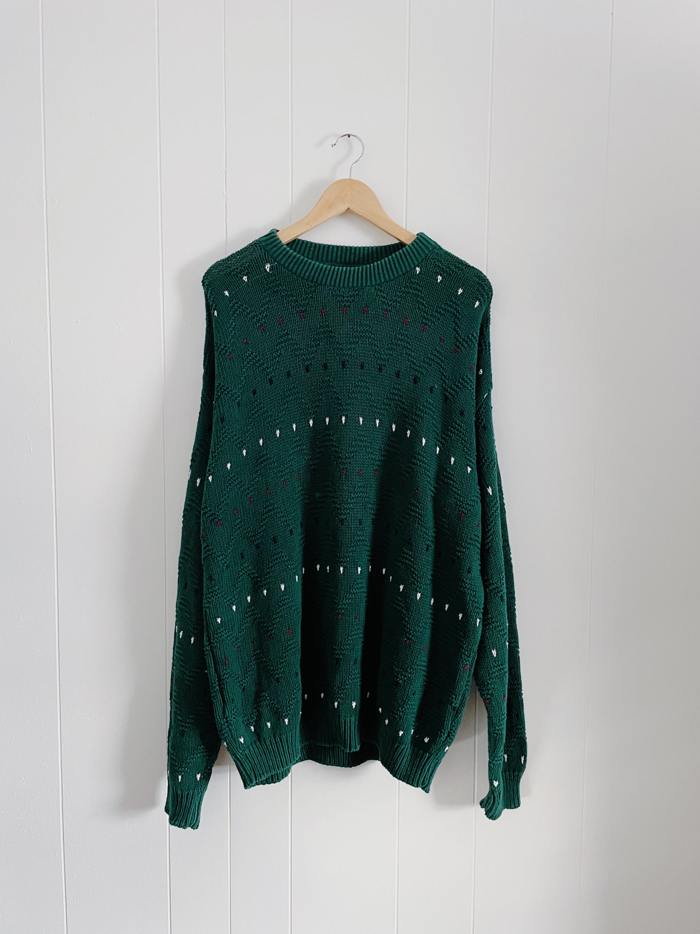 Vintage Cotton Sweater (XL)