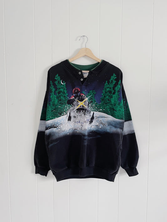 Snowmobiling Crewneck (L)