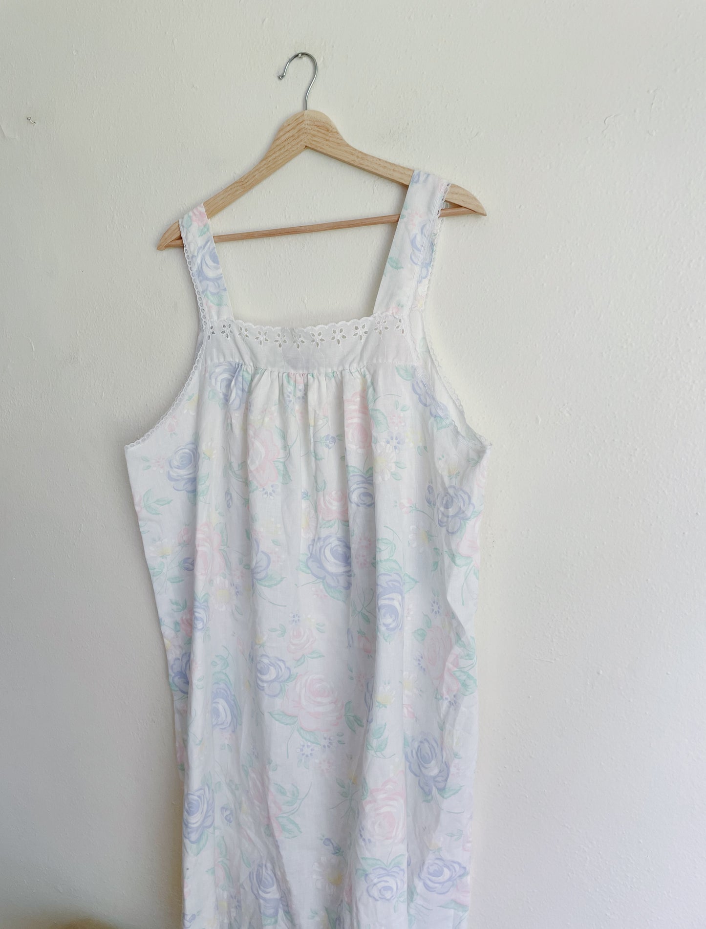 1980's Floral Slip Dress