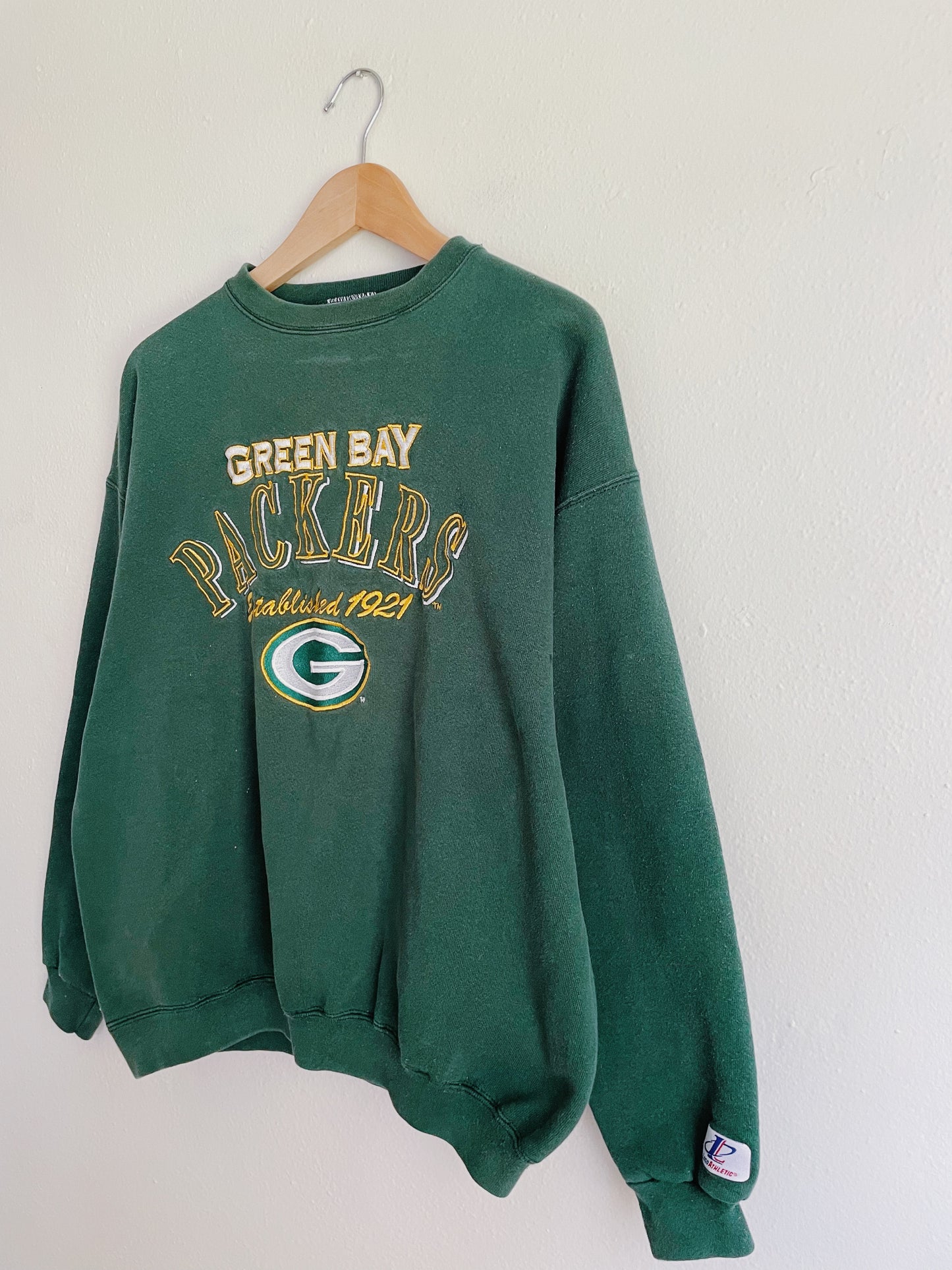 Vintage Embroidered Packers Crewneck (M)