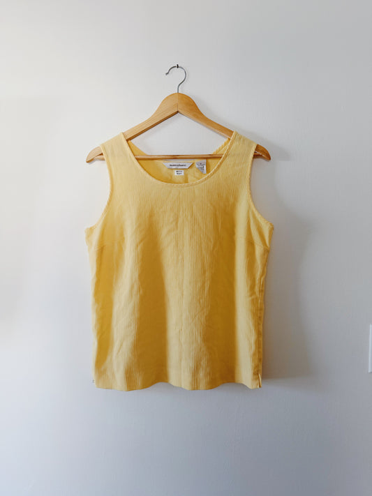 Flowy Yellow Tank (M)