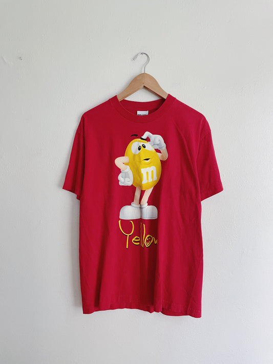 Yellow M & M Tee ( L )