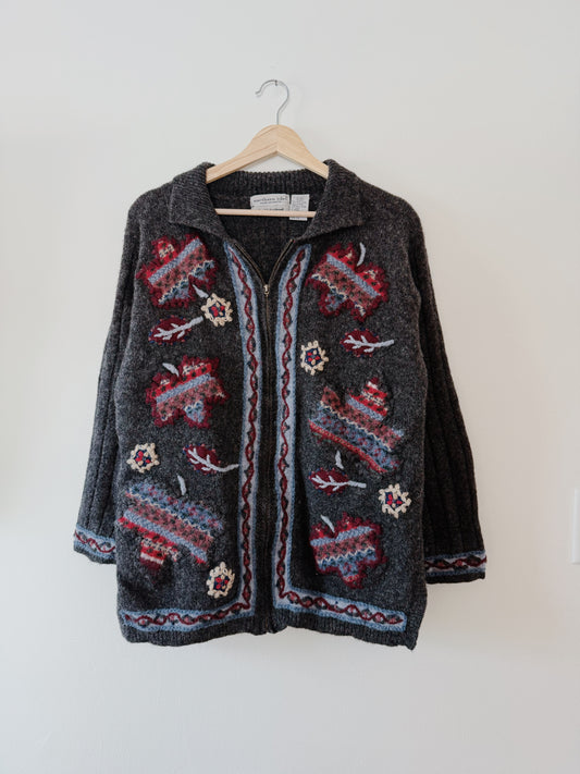 Wool Cardigan (L)