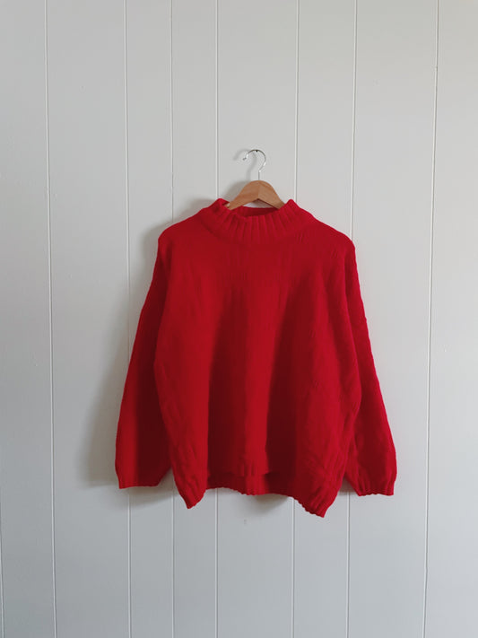 Vintage Textured Sweater (M)