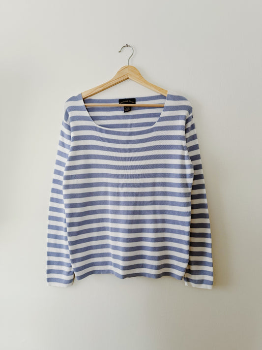 Striped Knit Long Sleeve (L)