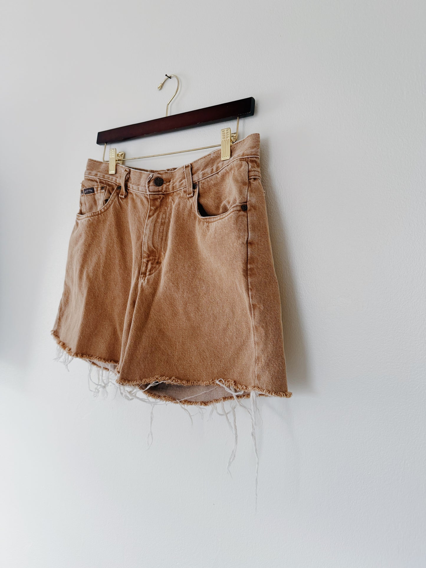 Vintage Tan Cut Off Lee Shorts (30x5)