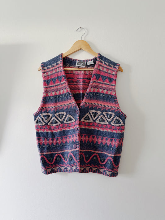 Patterned Vest (L)