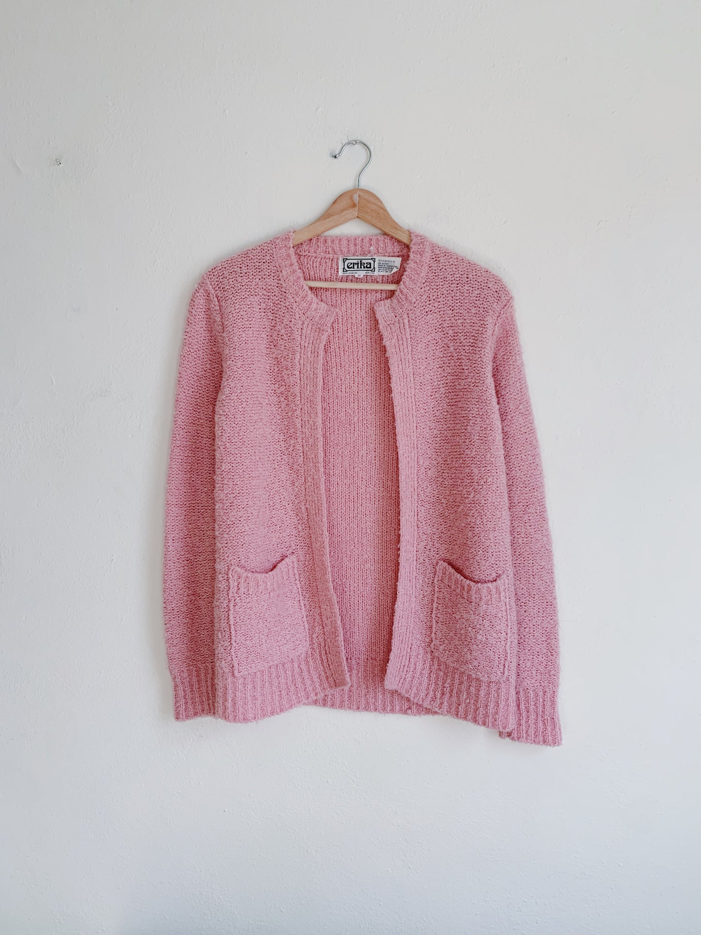 Vintage Pink Cardigan (M)