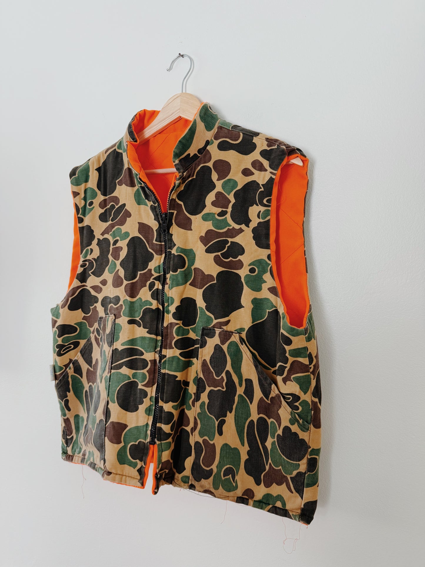Reversible Vintage Camo Vest