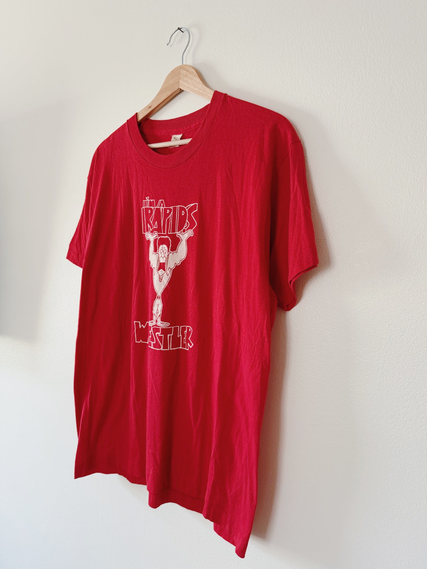 Vintage Rapids Wrestler Coach Tee (L)
