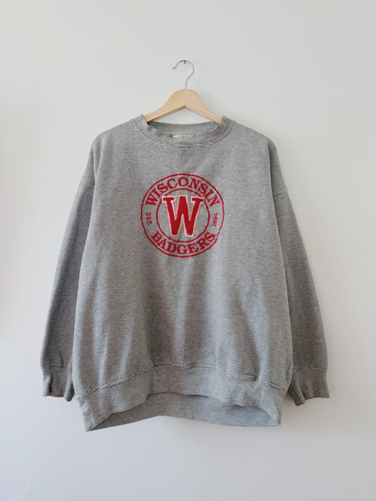 Vintage WI Badgers Crewneck (XL)