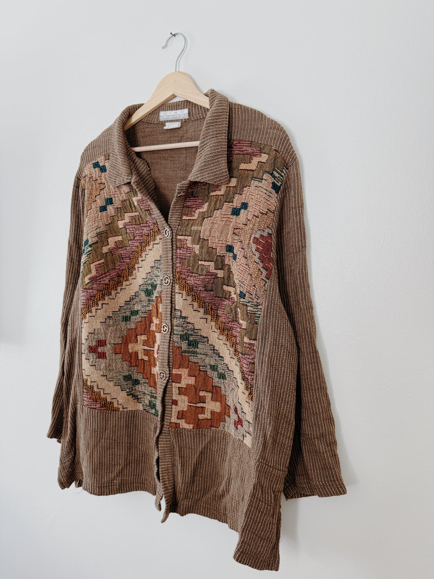 Vintage Patterned Button Up (3X)