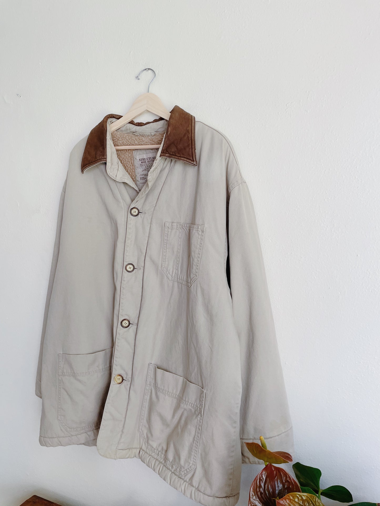 Fleece Lined Chore Coat (XL)