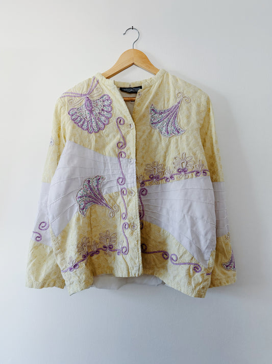 Indigo Moon Embroidered Jacket