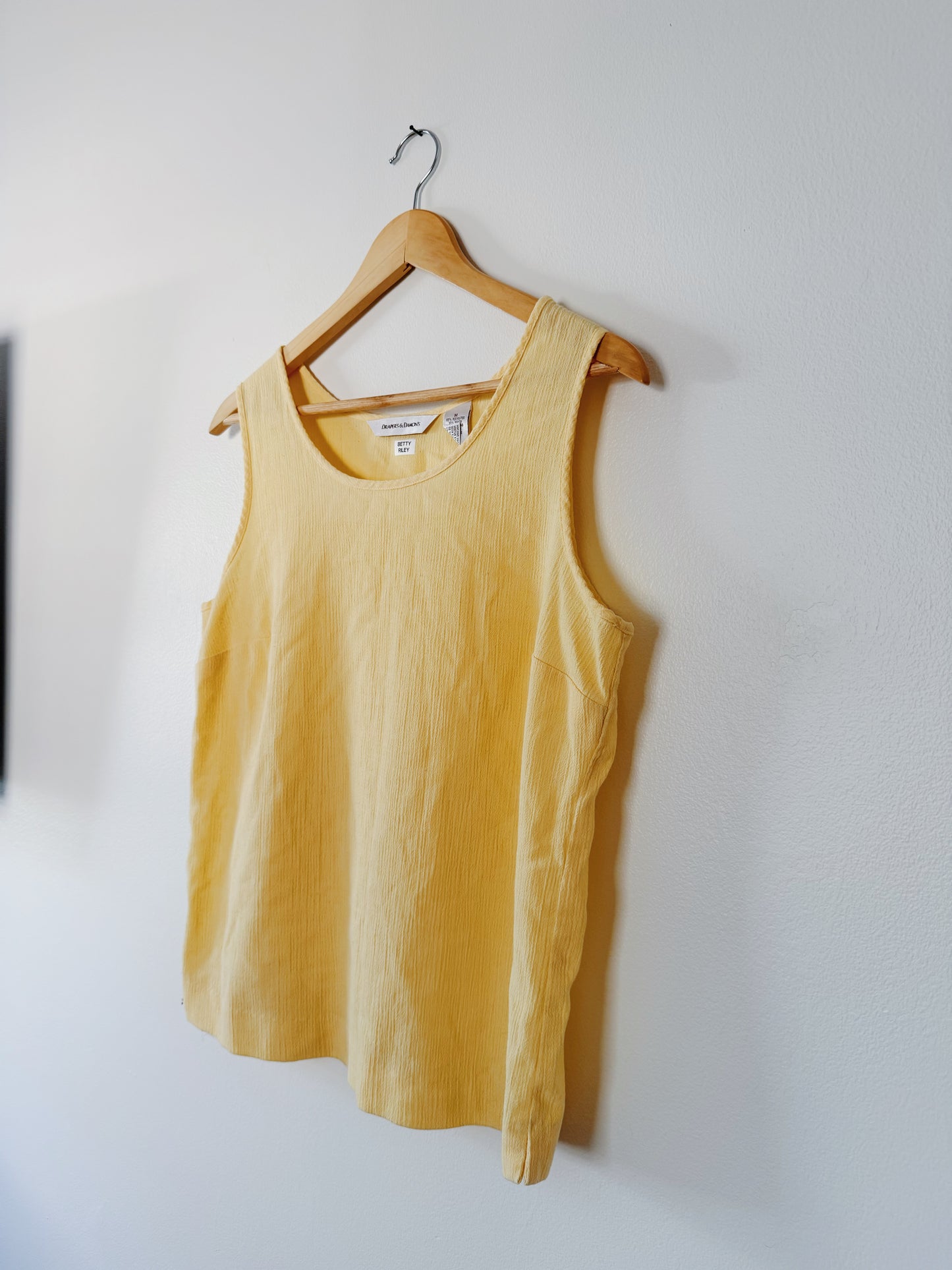 Flowy Yellow Tank (M)