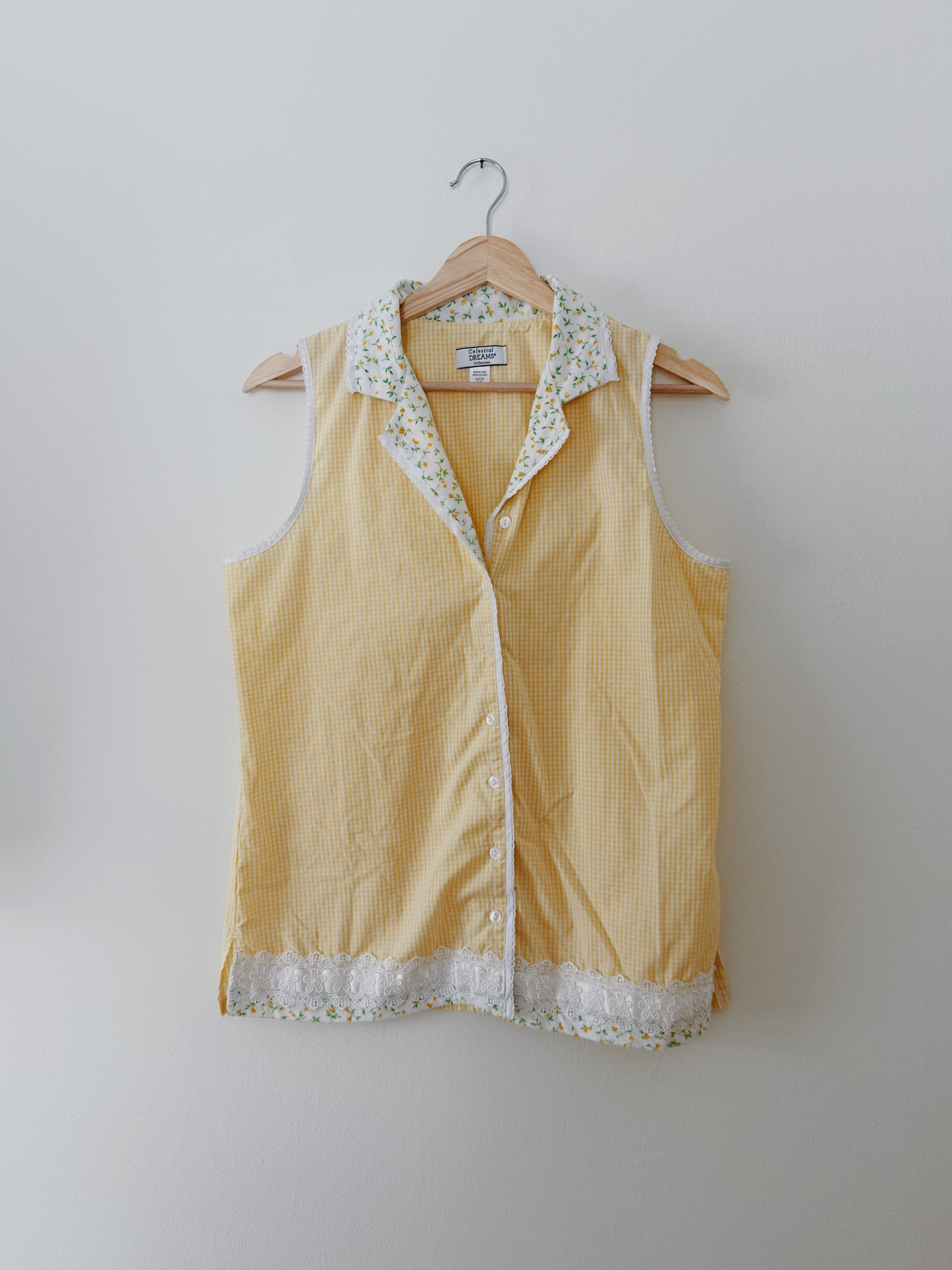 Yellow Floral Tank (S)